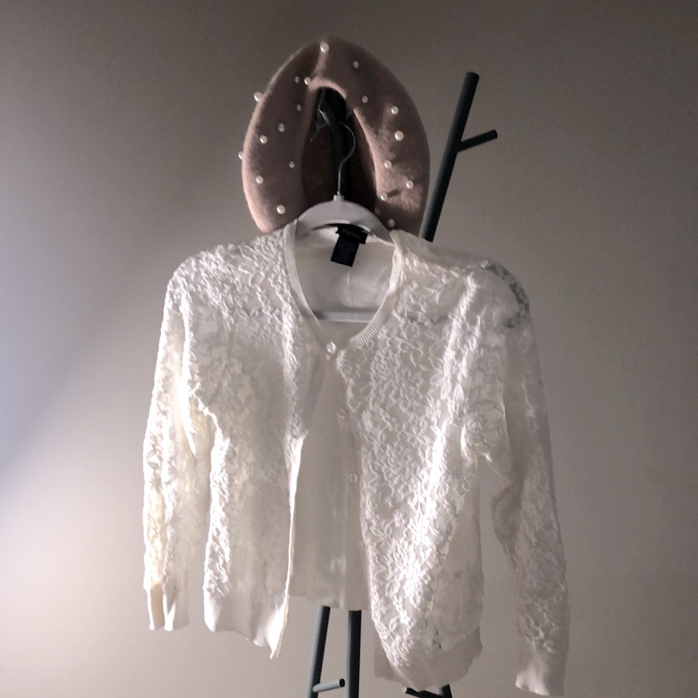 ZUNIE White Kid’s Cardigan